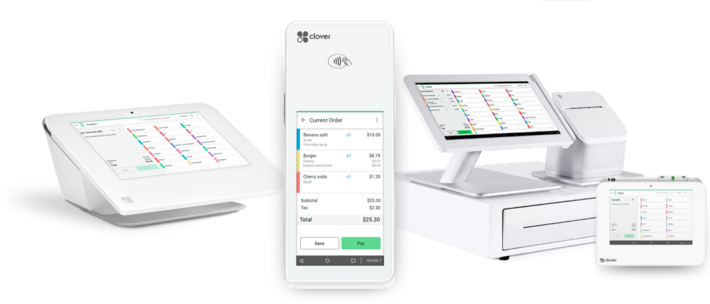 Clover is a complete payment system you can pick and choose