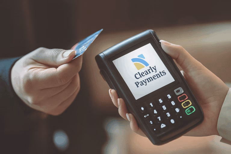 Ingenico credit card machine with Clearly Payments