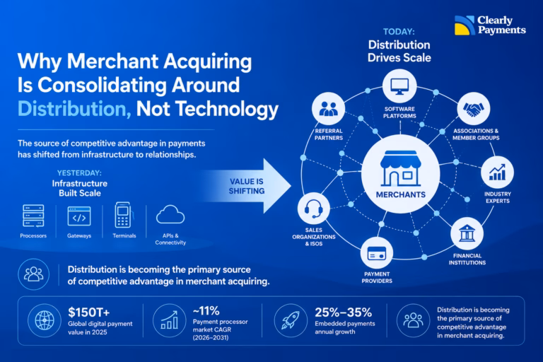 Why Merchant Acquiring is Consolidating Around Distribution, Not Technology